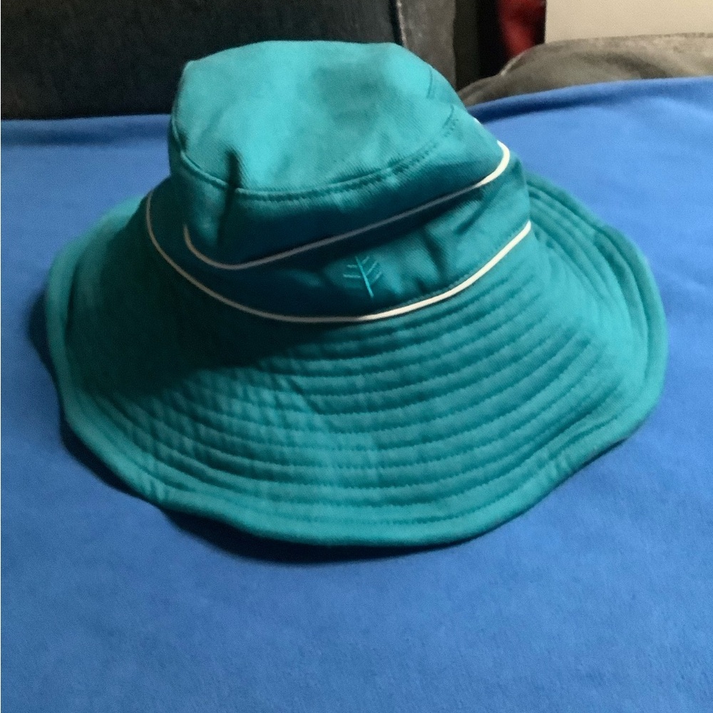 Coolibar Sand Castle 100% Cotton Sun Hat, Style # 10233 EUC Size S/M
